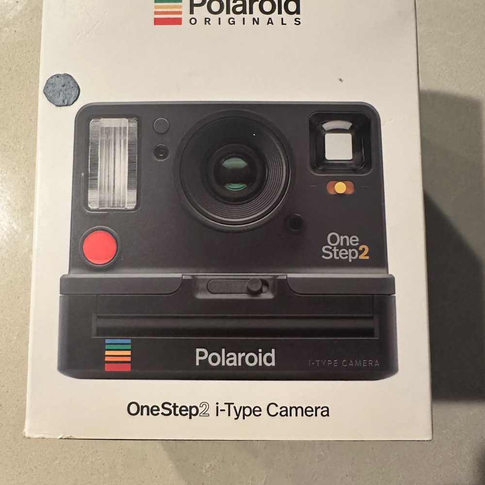 Polaroid OneStep 2 Instant Camera with Black and Multicolor Details